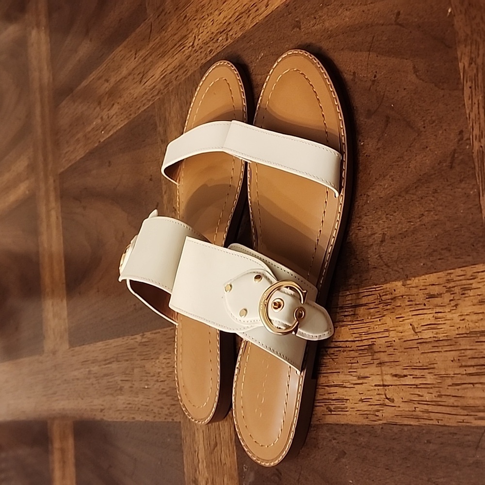 Coach Harlow Leather Sandals